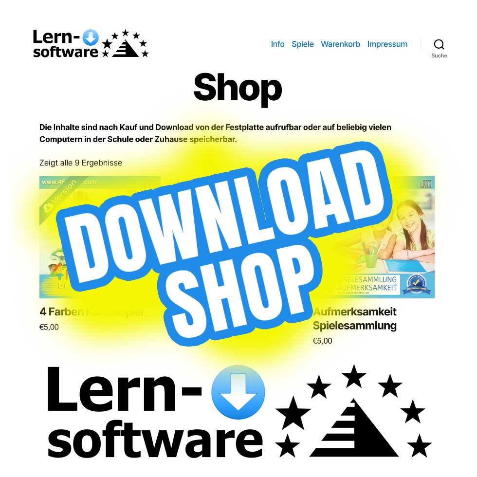 Lernsoftware Shop